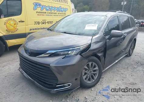 2024 Toyota Sienna Xle из США, поврежденный, VIN 5TDYRKEC4RS205368